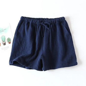 2023 японски нов стил дамски летни къси панталони 100% памук креп тънки свободни домашни панталони големи размери плажни панталони долнище сладки шорти