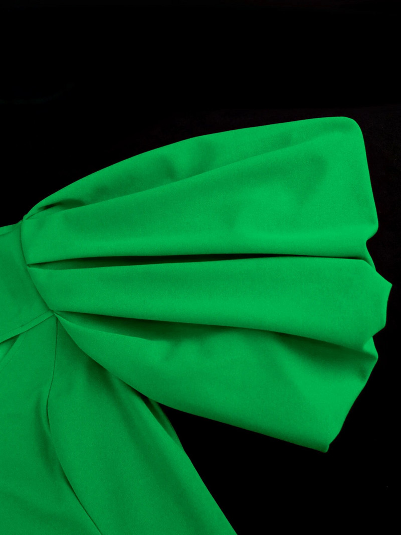 Plisseeritud kleidid Naiste 2023. aasta fuksialaternate varrukatega rind, väljalõigatud kõrge vöökoht, pikk Vestido, suvine elegantne kuupäevaga peokleit