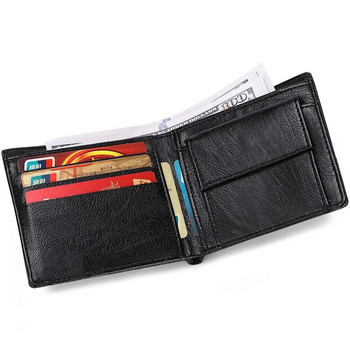 New Men Short Wallet 3D Eagle Relief Pattern Casual Πορτοφόλι με κέρματα πιστωτικής κάρτας