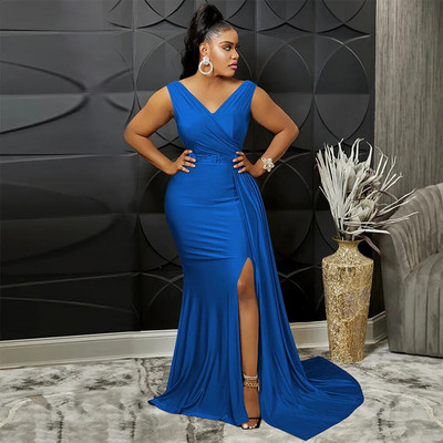 DEARIRIS Ženska seksi balska večernja haljina Elegantna večernja haljina za vjenčanje do poda