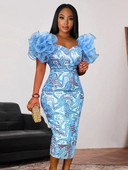 Ljubičaste haljine sa šljokicama s otvorenim ramenima, vezom, cvjetnim oblozima, svjetlucavim večernjim koktelom, midi haljinama za vjenčanje za žene 2023.