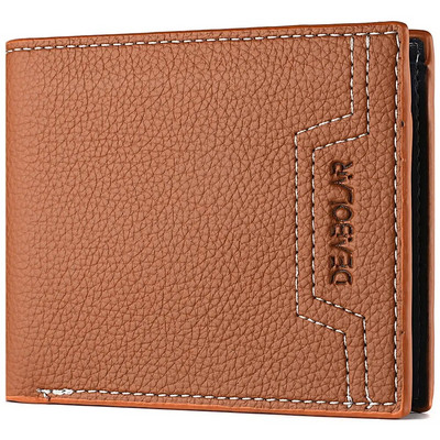 Vintage rahakott Õhuke rahakott meestele Rahakott Ühevärviline Kvaliteetne Multi Card Meeste Rahakott