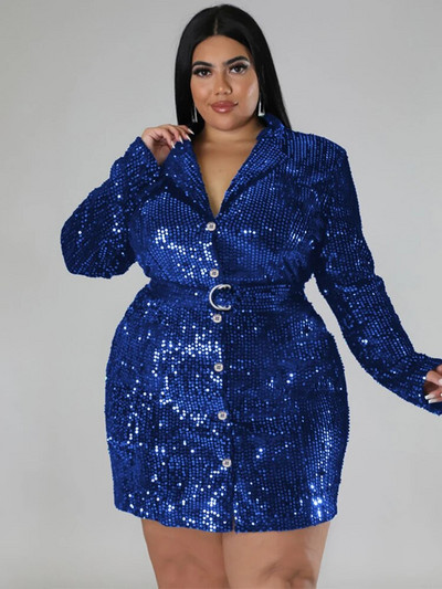 Moteriška suknelė su blizgučiais Prabangios Elegantiškos Išleistuvės Suknelės Didelio dydžio Moteriški drabužiai Kalėdinė suknelė Didmeninė prekyba