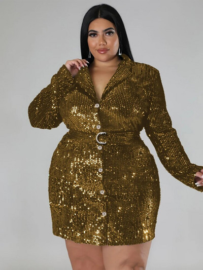 Moteriška suknelė su blizgučiais Prabangios Elegantiškos Išleistuvės Suknelės Didelio dydžio Moteriški drabužiai Kalėdinė suknelė Didmeninė prekyba