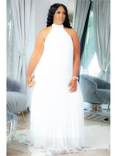 Κόκκινα Φορέματα σε Plus Size 4XL 5XL Φόρεμα μακρυά φαρδιά σιφόν πουλόβερ Αμάνικα βραδινά φορέματα για κοκτέιλ πάρτι γενεθλίων 2023