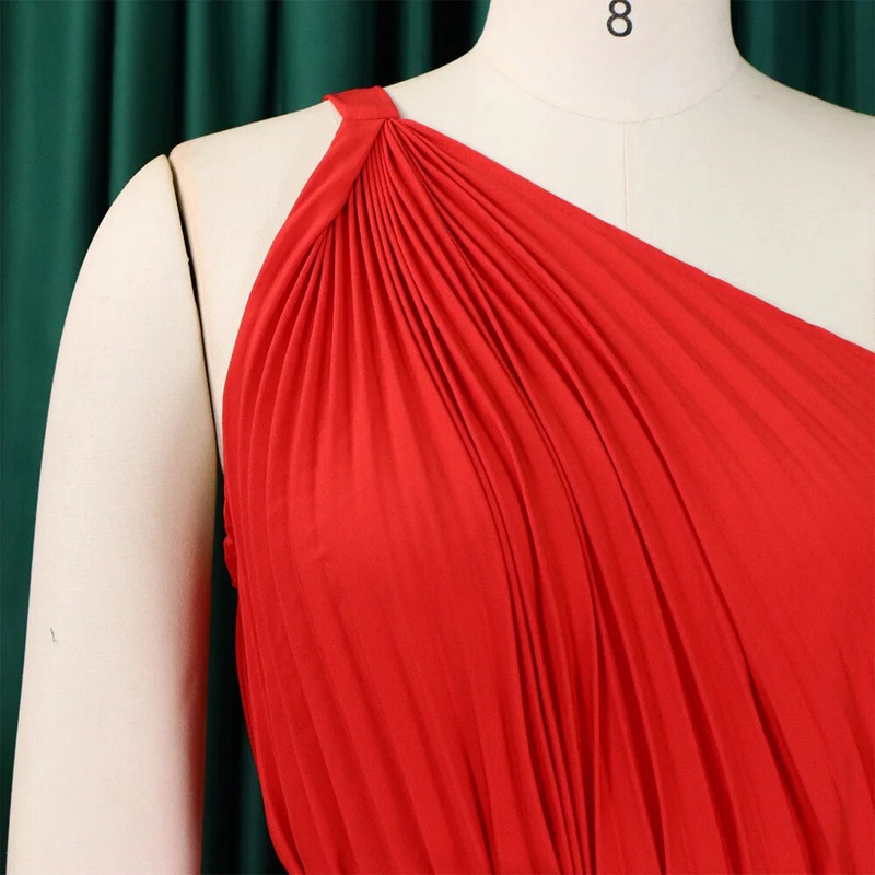 Elegantna lijepa ženska haljina s volanima na jedno rame, ženska ležerna balska haljina 2023., mini haljina za ljetnu večernju zabavu