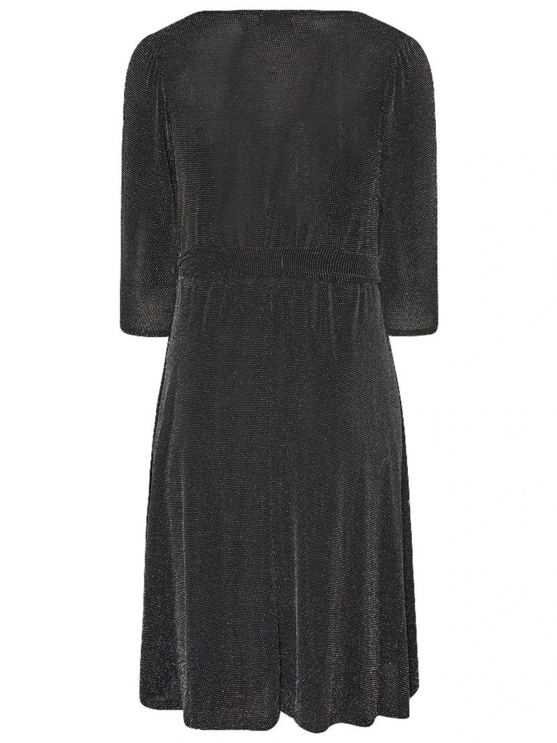 Didelio dydžio elegantiška pavasario rudens suknelė moteriška ilgomis rankovėmis juoda blizganti kokteilių vakarėlio suknelė iškilminga vakaro naktinė suknelė