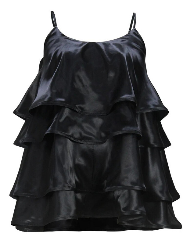 Wmstar haljine velikih veličina za žene bez rukava Seksi party slatka mini haljina s volanima s velikim porubom Novo u ljetnoj odjeći Veleprodaja Dropshipping