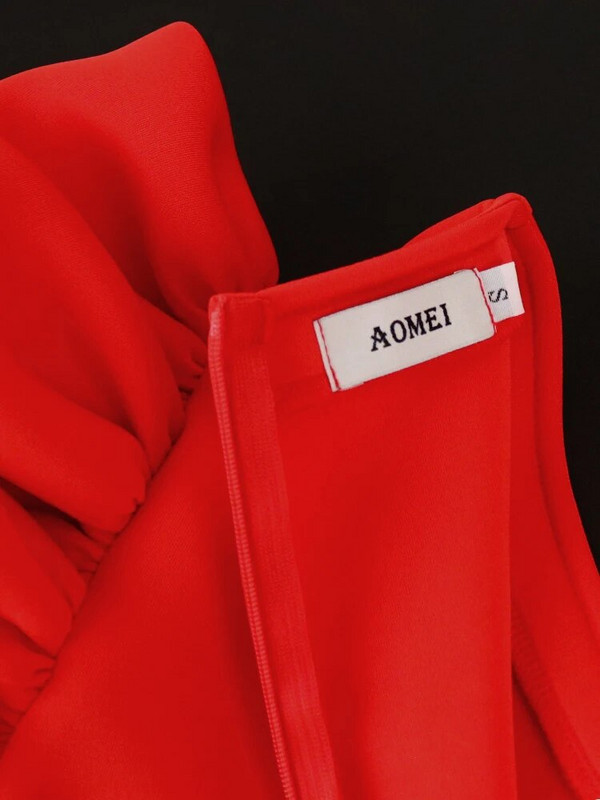 Didelio dydžio 4XL raudonos vakarėlio suknelės moteriškos klostuotos trumpomis rankovėmis Midi stilingos aukštu juosmeniu afrikietiškas vakaro renginys, moteriški chalatai