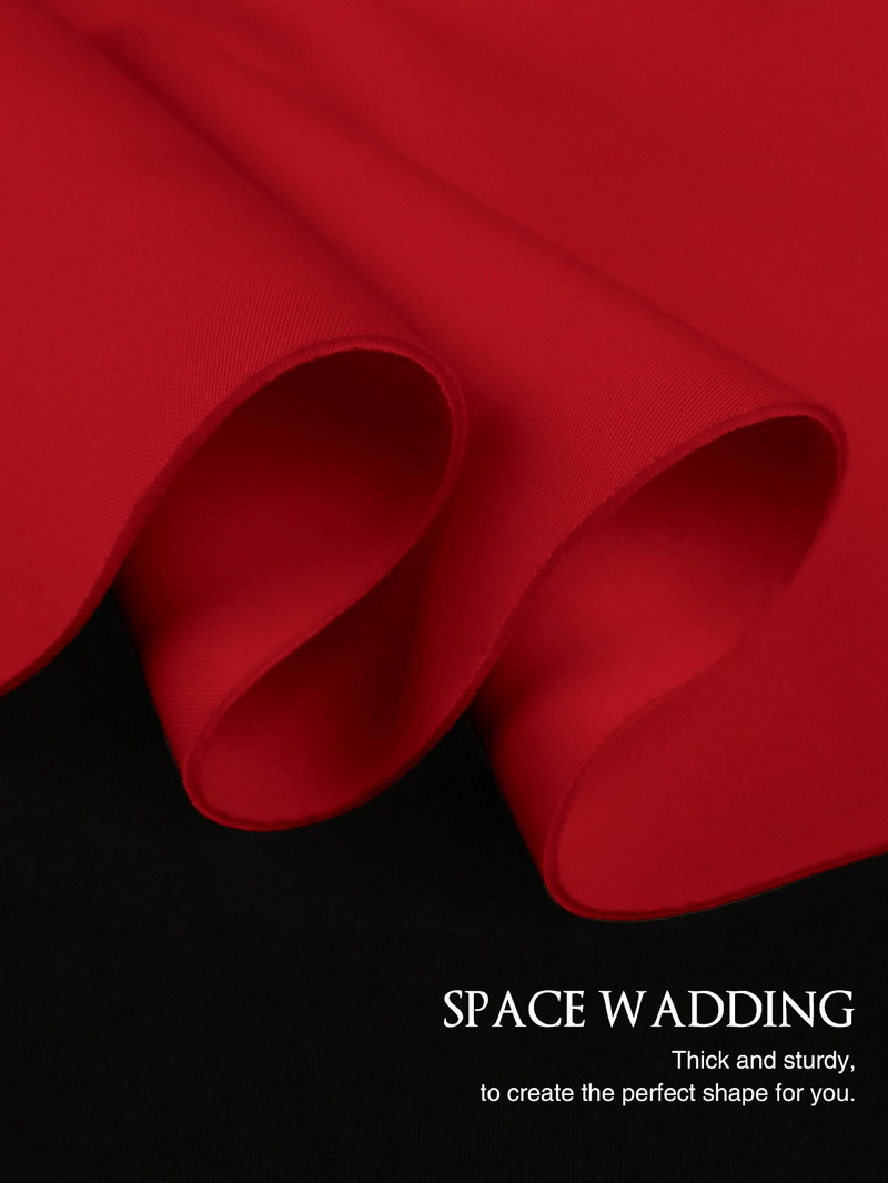 Didelio dydžio 4XL raudonos vakarėlio suknelės moteriškos klostuotos trumpomis rankovėmis Midi stilingos aukštu juosmeniu afrikietiškas vakaro renginys, moteriški chalatai