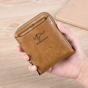 Δερμάτινο πορτοφόλι για άντρες Fashion Cardholder Ανδρικό τσαντάκι σχεδιαστή πολυτελείας με φερμουάρ, τσάντα κοντών χρημάτων Ανδρικό δώρο