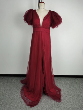 Γυναικεία φορέματα 5xl με δίχτυ αμάνικα κομψά φορέματα για πάρτι 2023 Summer Lady Fashion Split Gowns Βραδινά ρούχα χονδρικής