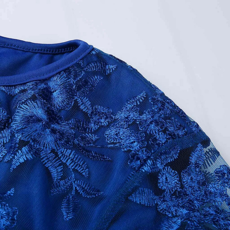 Midi suknelės vakarinės vakarėlio suknelės Prom Plus Size L-5Xl Moteriškos nėriniuotos trumpomis rankovėmis midi suknelės Moteriška kokteilinė vakarinė suknelė