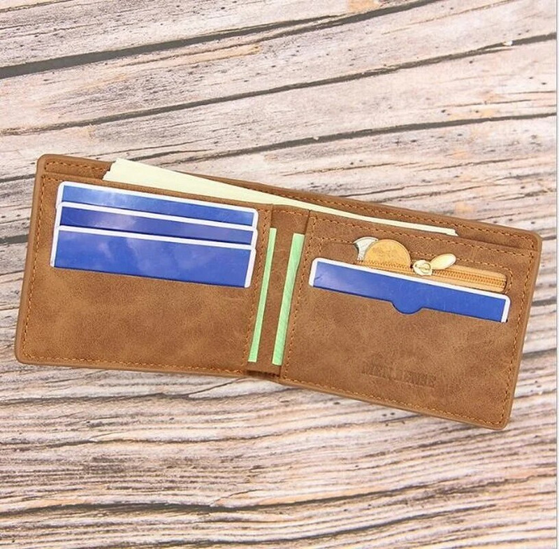 Verslo vyrų piniginės Mažos Piniginės Piniginės Piniginės Naujas Dizainas Doleris Kaina Aukščiausia vyrų plona piniginė su monetų maišeliu užtrauktuku monetų krepšys