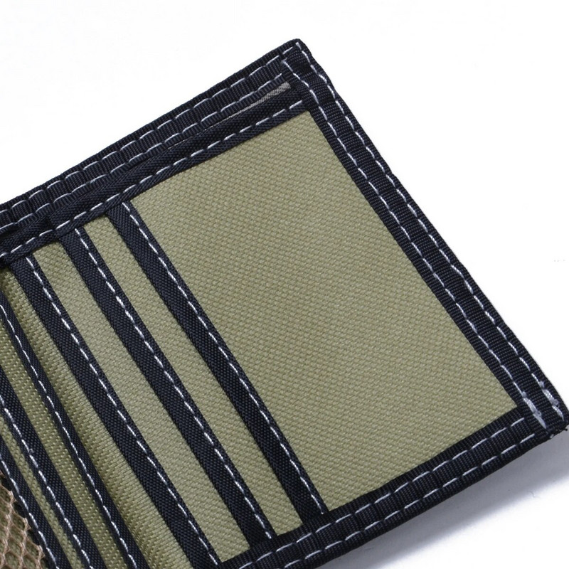 Vyriška sulankstoma maža piniginė su triguba sportine pinigine grynųjų pinigų laikiklis gimtadienio dovanai trumpa sankaba