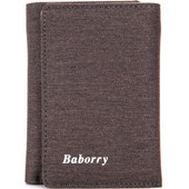 RFID varguskaitse rahakott Meeste lõuendist rahakott Mündikott Kolmekordne kokkupandav lühike rahakott isadepäeva kingitus-123-10sanze