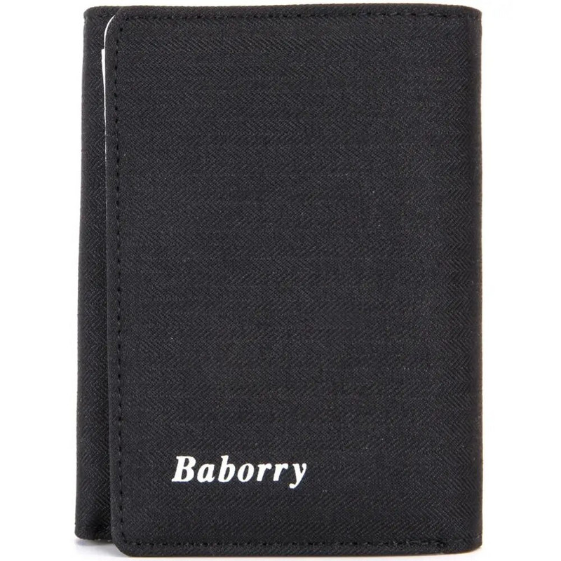 RFID varguskaitse rahakott Meeste lõuendist rahakott Mündikott Kolmekordne kokkupandav lühike rahakott isadepäeva kingitus-123-10sanze