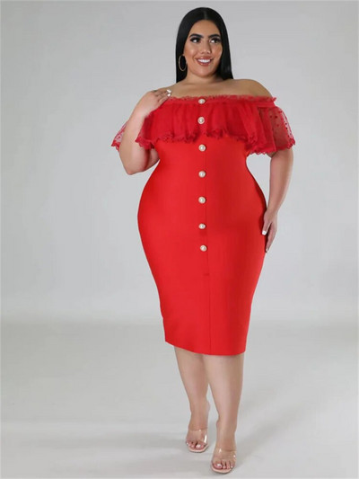 „Wmstar“ didelio dydžio vakarėlio suknelės, moteriškos aprangos, tinklinio tinklelio raištiniai ant pečių, didieji drabužiai, madingi drabužiai, didmeninė prekyba