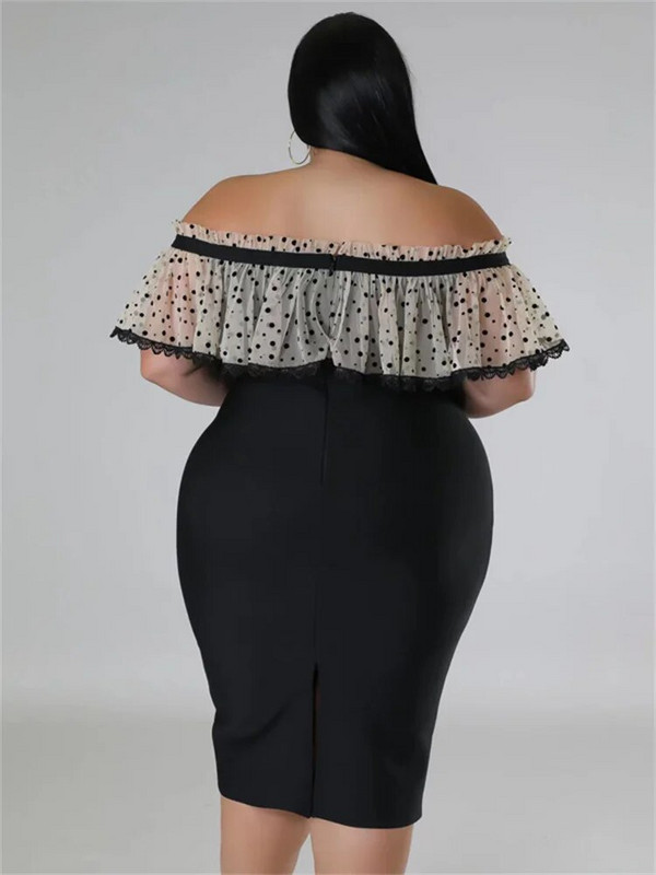 „Wmstar“ didelio dydžio vakarėlio suknelės, moteriškos aprangos, tinklinio tinklelio raištiniai ant pečių, didieji drabužiai, madingi drabužiai, didmeninė prekyba