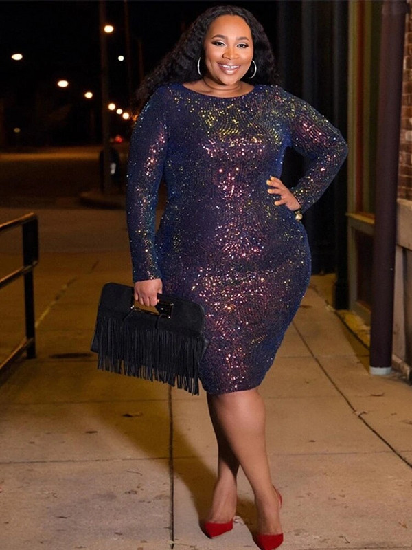 Šikid elegantsed naiste kleidid Naiste litrikleit Slinky plusssuuruses seksikas kleit 30. sünnipäevaks peotarvete hulgimüük