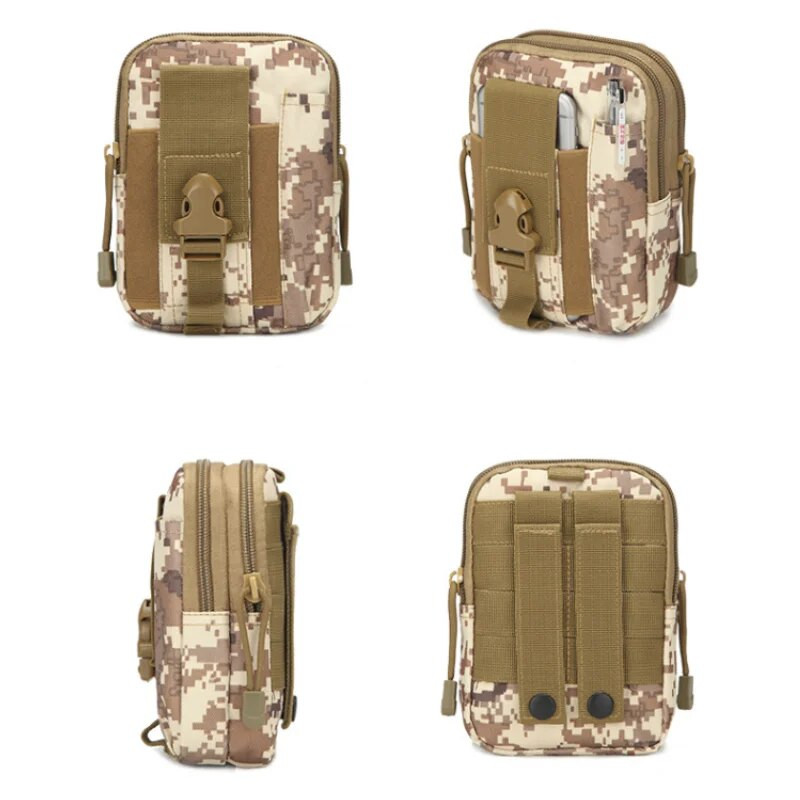 Lauko vyrų juosmens krepšio maišelis Vandeniui atsparus taktinis karinis sportinis medžioklės diržas Molle nailono mobiliųjų telefonų krepšiai kelionių įrankiai
