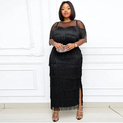 Suures suuruses naiste elegantsed kleidid peole. Tutt narmastega kleit Naiste luksuslik riidest moekleit 2023. aasta suveõhtu pikk rüü