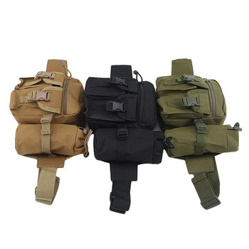 Αδιάβροχο Nylon Fanny Pack Ανδρική τσάντα μέσης Tactical Military Army Πεζοπορία για υπαίθριο κάμπινγκ Ζώνη ώμου Bum Αθλητικές τσάντες στήθους