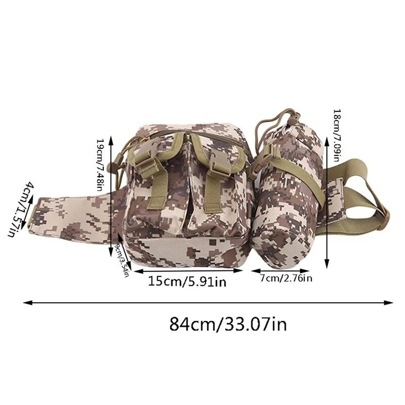 Vodootporna najlonska torbica za muškarce, taktička vojna torba oko struka, planinarenje, kampiranje na otvorenom, na rame, pojas za stražnjicu, sportske torbe za prsa