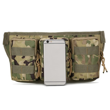 Αδιάβροχο Oxford Men Fanny Pack Tactical Military Army Waist bag Πεζοπορία Υπαίθριο Κάμπινγκ Ζώνη ώμου Bum Αθλητικές τσάντες στήθους