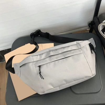 Daugiafunkcis didelės talpos „Fanny Pack“ vandeniui atsparus Oksfordo krūtinės krepšys dviračių sporto salės juosmens krepšio diržo krepšys vyrams Moteriški drobiniai krepšiai