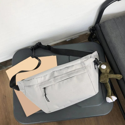 Daugiafunkcis didelės talpos „Fanny Pack“ vandeniui atsparus Oksfordo krūtinės krepšys dviračių sporto salės juosmens krepšio diržo krepšys vyrams Moteriški drobiniai krepšiai