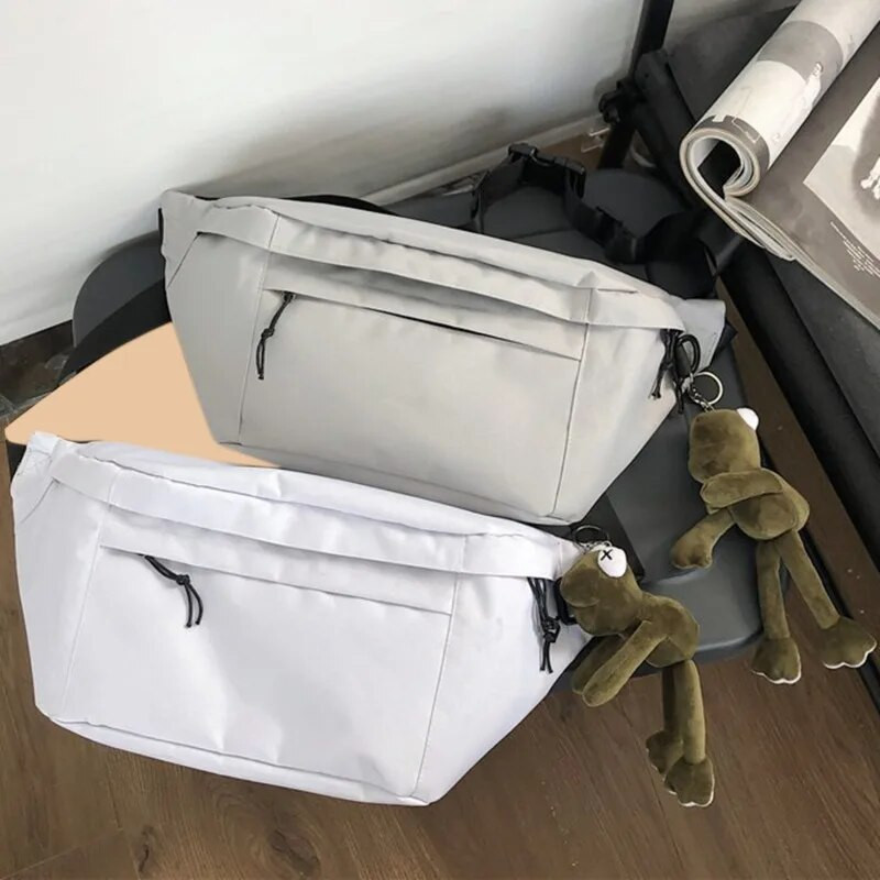 Daugiafunkcis didelės talpos „Fanny Pack“ vandeniui atsparus Oksfordo krūtinės krepšys dviračių sporto salės juosmens krepšio diržo krepšys vyrams Moteriški drobiniai krepšiai