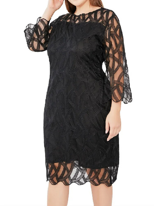 Ženske večernje haljine velikih veličina Velika okrugla ženska 2023. Velika elegantna odjeća 4xl 5xl 6xl Bucmaste debele dame Zelena