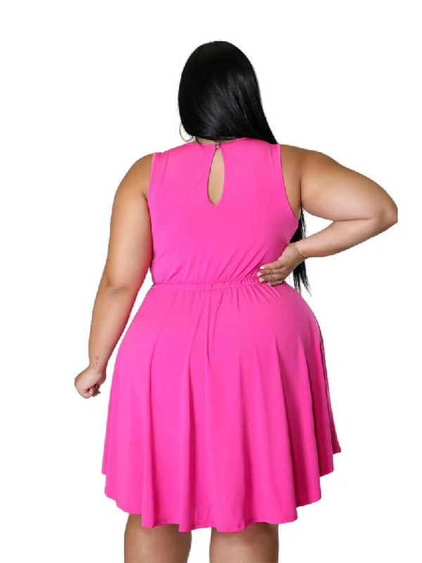 Vienspalvė liemenė Mini V kaklo Sexy Vestido Midi Elegante Vestidos Mujer Primavera Verano 2022 Didelio dydžio moteriški drabužiai didmeninė prekyba