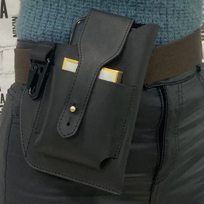 Fanny vöökott Meeste ehtsast nahast rihmaga vöö ja jala puusakomplektid meestele 6–7,5 tolli mobiiltelefoni sigaretisüütaja karbikott välikott