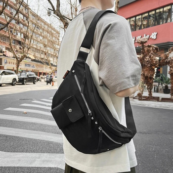 Ежедневна найлонова чанта през рамо На открито Чанта за ракла с голям капацитет Улични тенденции Студентска чанта за през рамо Дизайнерски унисекс чанти за кръст Портмоне