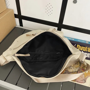 Casual Nylon τσάντα χιαστί Outdoors Τσάντα στήθους μεγάλης χωρητικότητας Street Trend Students Shoulder Bags Designer Unisex Waist Bags