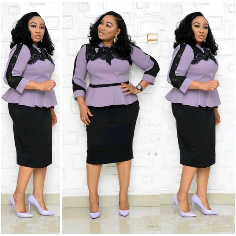 2021 m. karštas išpardavimas afrikietiško ir kalakutiško stiliaus plius dydžio lanko mezgimo suknelė moterims