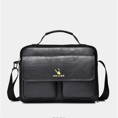 Vintage torba za rame Mini aktovka za muškarce Poslovna torba PU kožne torbice Torbica Ipad aktovke Četverokutna torba preko ramena