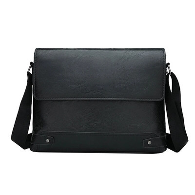 Portfell meestele PU-nahast kott Boston Pendelarvuti õlg Executive Business Töö Messenger Crossbody Side Designer kott