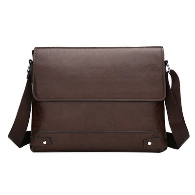 Portfell meestele PU-nahast kott Boston Pendelarvuti õlg Executive Business Töö Messenger Crossbody Side Designer kott