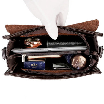 Νέα άφιξη Business Men Messenger Τσάντες vintage Δερμάτινη τσάντα χιαστί ώμου για ανδρικές μάρκες Casual Man Handbags Fashion τσάντες