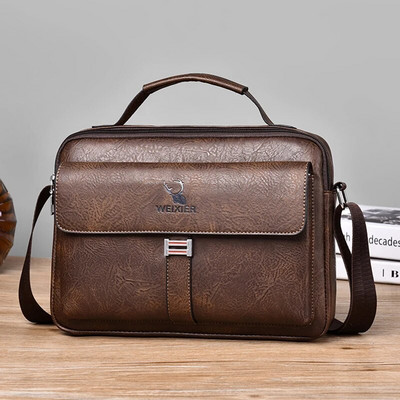 Kožna aktovka, torba, ručne torbe, uredska poslovna torba, boston, ipad, četvrtasti novčanici, torba preko ramena, torba za muža, aktovka