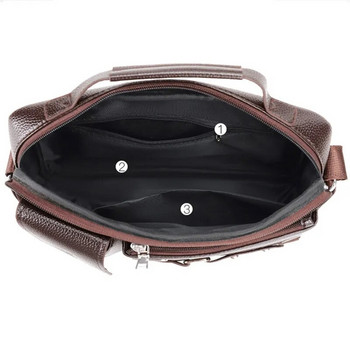2023 Марка Мъжка чанта през рамо за 10,4 инча Ipad PU кожени бизнес чанти Мъжки чанти Messenger Модна мъжка чанта Crossbody
