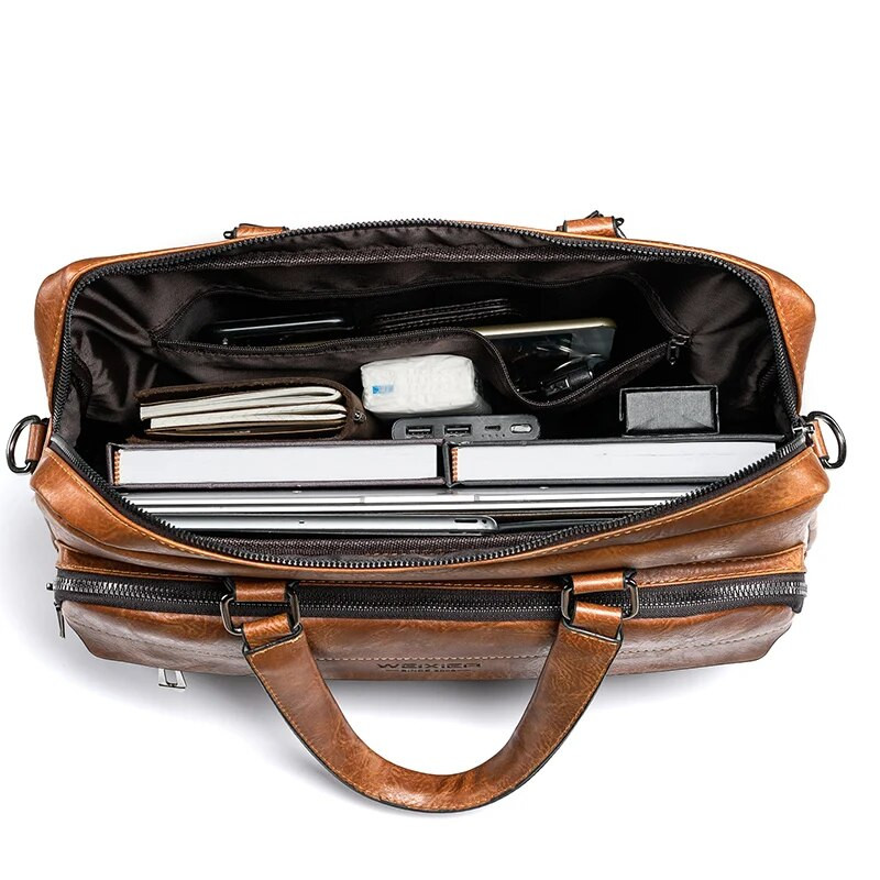 Muška kurirska torba Vintage muška velika kurirska torba s patentnim zatvaračem Vodootporna za poslovno prijenosno računalo Jednostavne ručne torbe na rame Veleprodaja