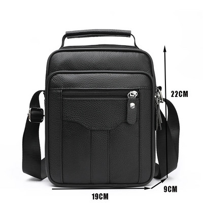 Muška luksuzna marka od prave kože, muška torba, torba na rame, poslovna torba za preko ramena, velika muška ležerna ručna torba