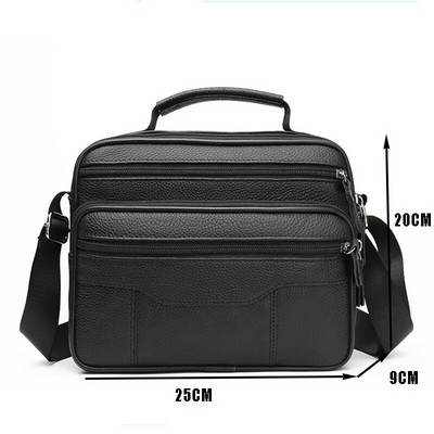 Muška luksuzna marka od prave kože, muška torba, torba na rame, poslovna torba za preko ramena, velika muška ležerna ručna torba