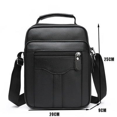 Muška luksuzna marka od prave kože, muška torba, torba na rame, poslovna torba za preko ramena, velika muška ležerna ručna torba