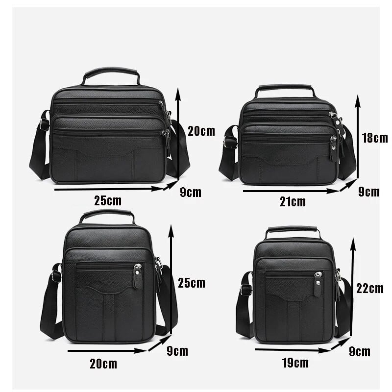 Muška luksuzna marka od prave kože, muška torba, torba na rame, poslovna torba za preko ramena, velika muška ležerna ručna torba