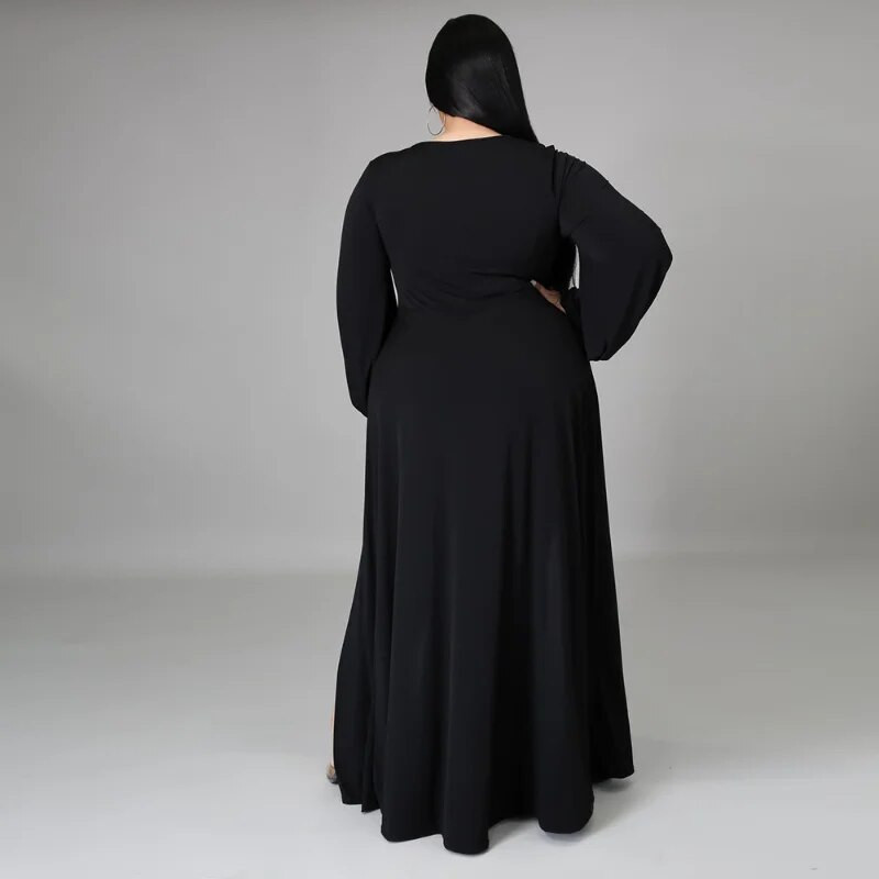 Didelio dydžio nauja suknelė Moteriška Elegantiška Prabangūs Moteriški drabužiai Seksualūs v Kaklo ilgi 5xl Elegantiški chalatai Extreme Sexines 3xl 4xl 5xl 6xl